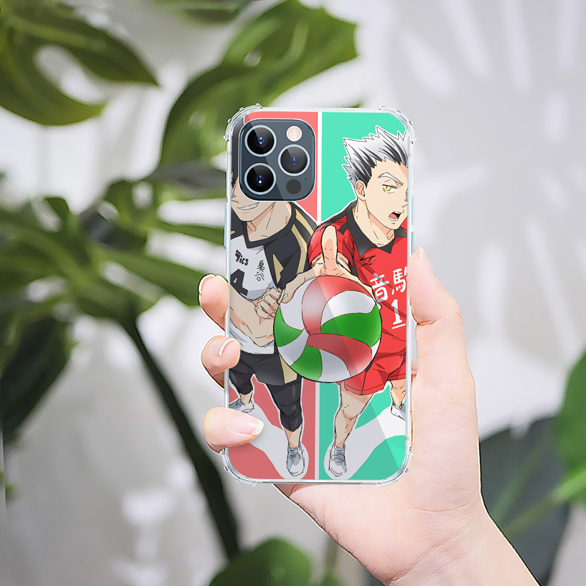 （画像用） ハイキュー!! Haikyu!! 【iPhone 12シリーズ対応】透明スマホケース（クリアソフトケース）